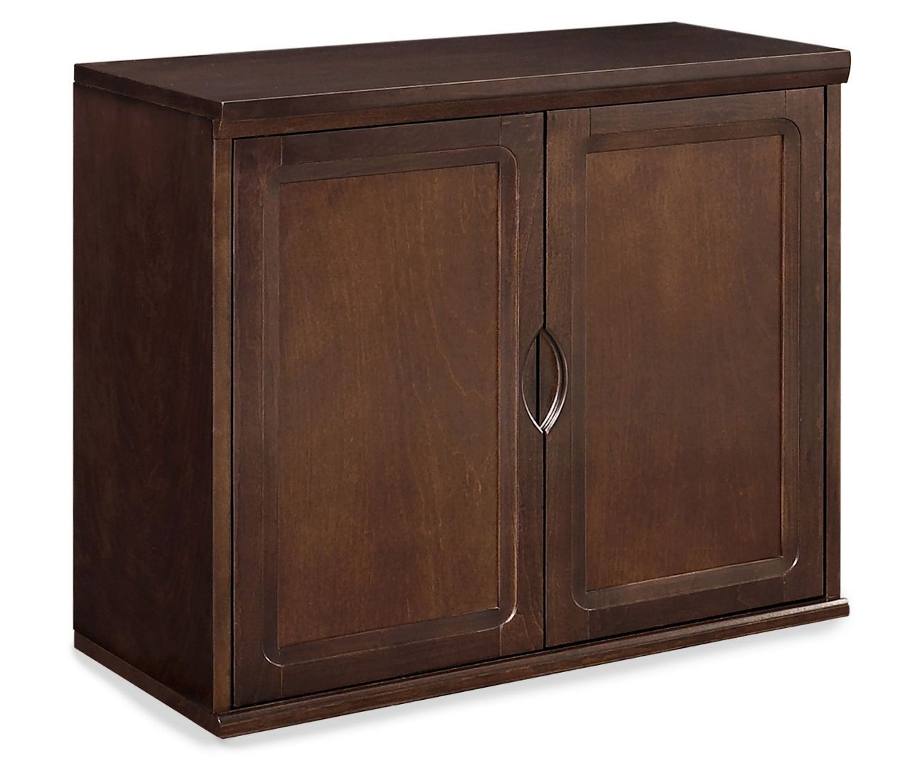 Walnut Stackable 2-Door Storage Cabinet | Big Lots regarding Maximizing Storage Efficiency in DEPOT E-SHOP Entertainment Centers
