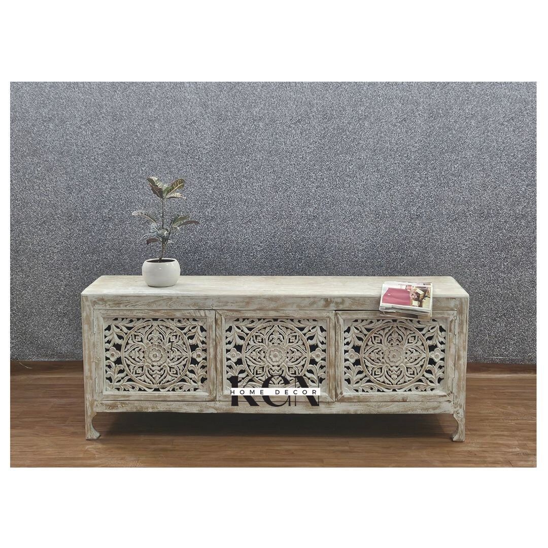 Wooden Carved Media Console , Hand Carved Tv Stand , Carved Furniture ... in traditional craftsmanship meets contemporary living with carved furniture
