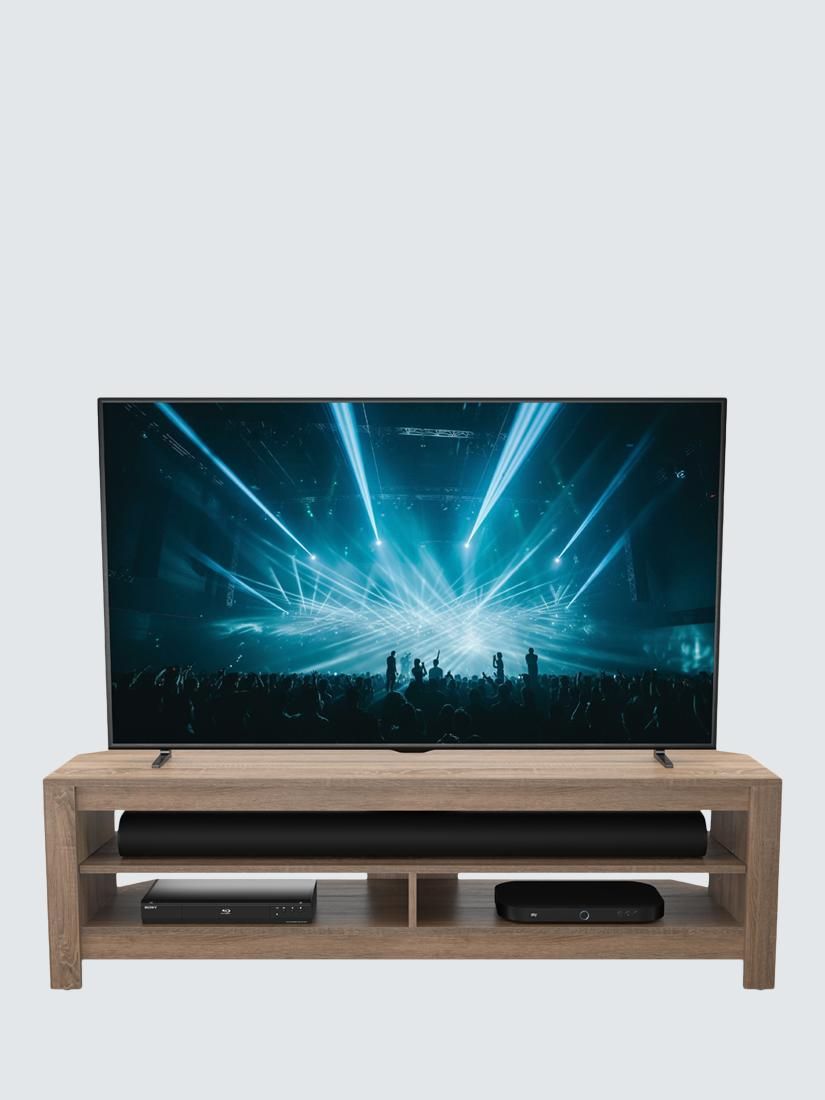 Avf Calibre Sound 140 Tv Stand For Tvs Up To 65”, Sawn Oak intended for Avf Transitional Wood Tv Stand For Most Tvs 27" To 65" In Gray Oak