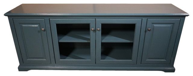 Eagle Furniture Savannah 80" Thin Entertainment Console - Transitional ... pertaining to Eagle Furniture Tall Savannah Plain Glass Door 39" Wide Tv Console, Black
