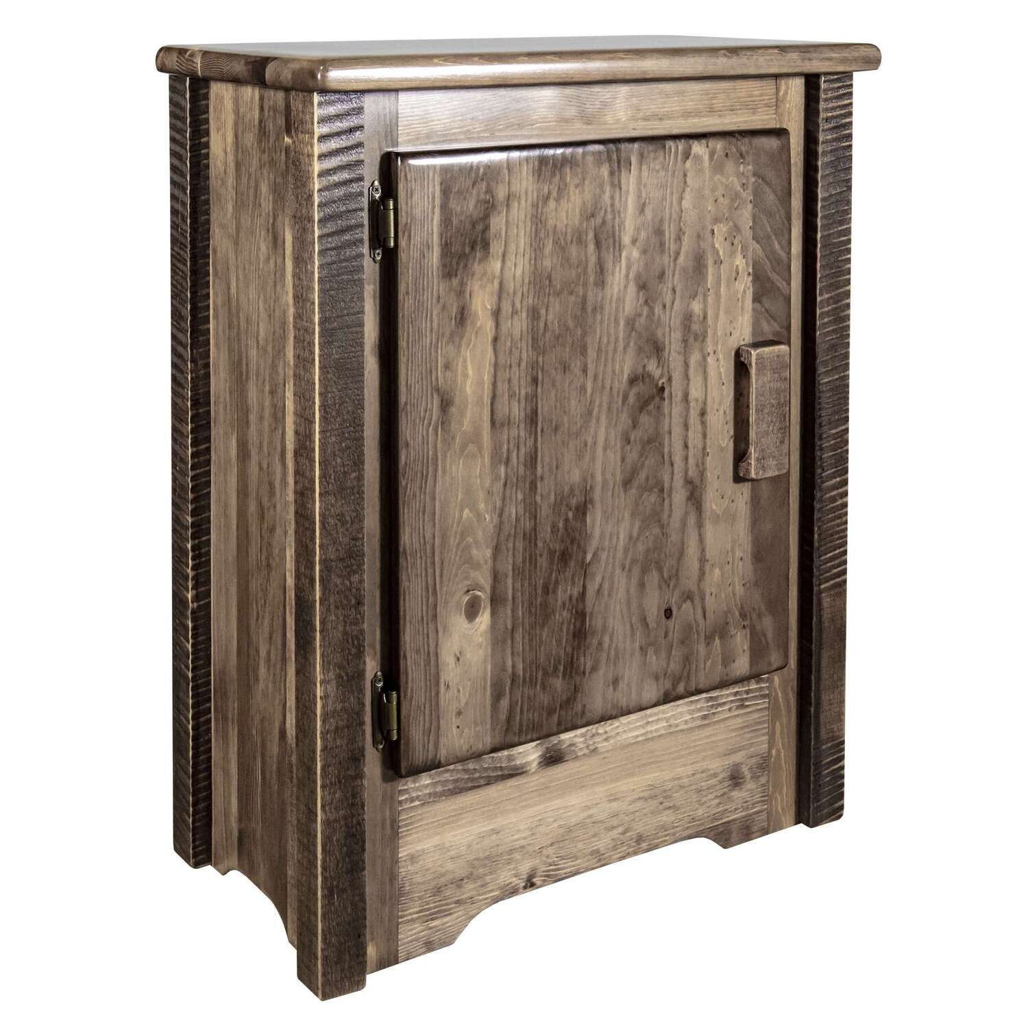 Homestead Collection Accent Cabinet, Left Hinged, Stain & Clear Lacquer ... for Homestead Collection Television Stand, Stain And Clear Lacquer Finish