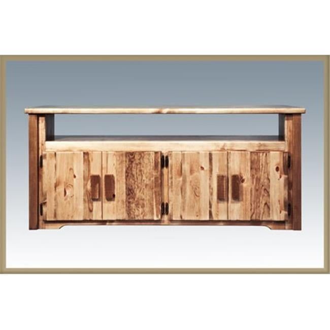 Homestead Collection Television Stand Stained And Lacquered - Walmart.com in Homestead Collection Television Stand, Stain And Clear Lacquer Finish