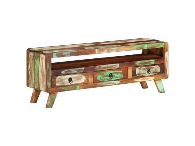 Vidaxl Tv Stand Tv Console Sideboard Tv Unit Multicolor Solid Reclaimed ... for Vidaxl Tv Stand Tv Console Sideboard Tv Unit Multicolor Solid Reclaimed Wood