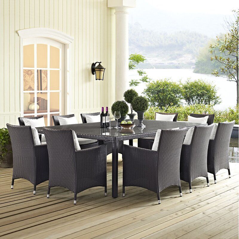 10 Person Patio Dining Table - Patio Ideas intended for Creating the perfect 10 person outdoor dining table set for modern entertaining