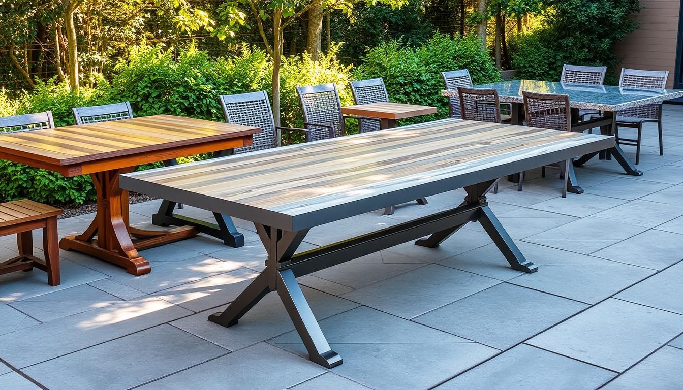 Choosing Outdoor Extension Dining Tables For Patios throughout Outdoor Extension Dining Table