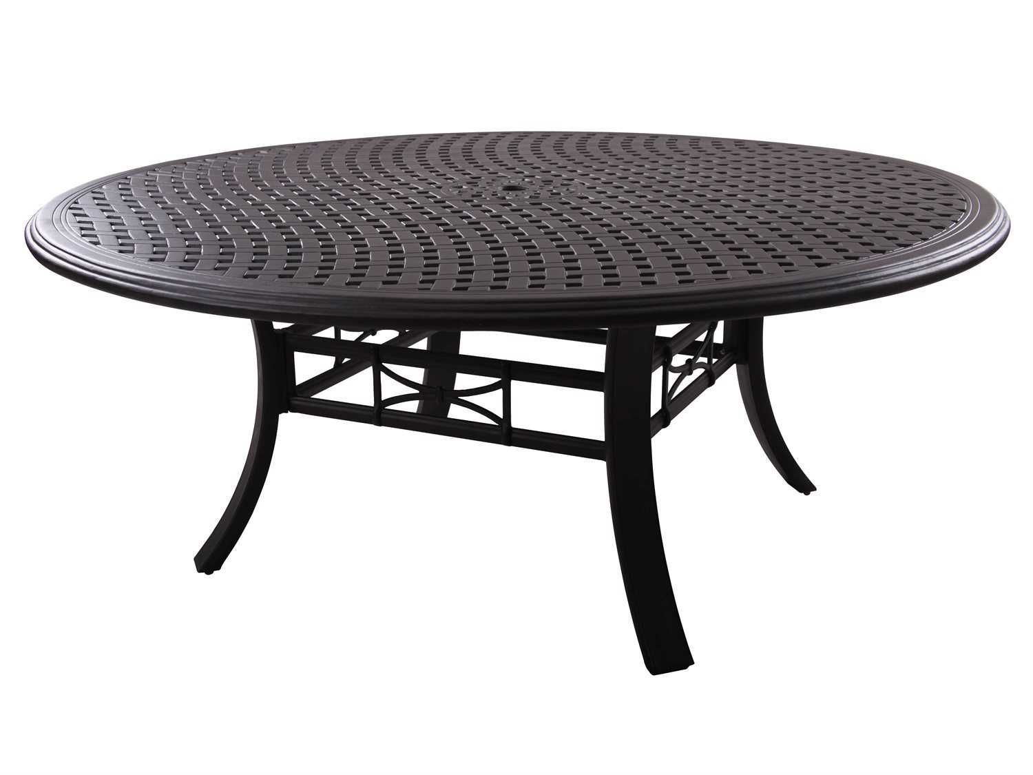 Darlee Outdoor Living Series 99 Cast Aluminum Antique Bronze Round ... for Why 72 Inch Round Outdoor Tables Remain the Ultimate Gathering Spot in 2026