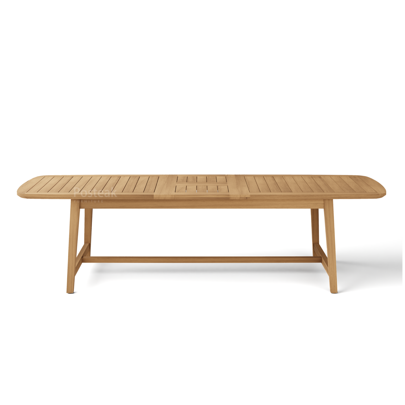 Farmhouse Teak Outdoor Extension Dining Table | Posteak Furniture intended for Outdoor Extension Dining Table