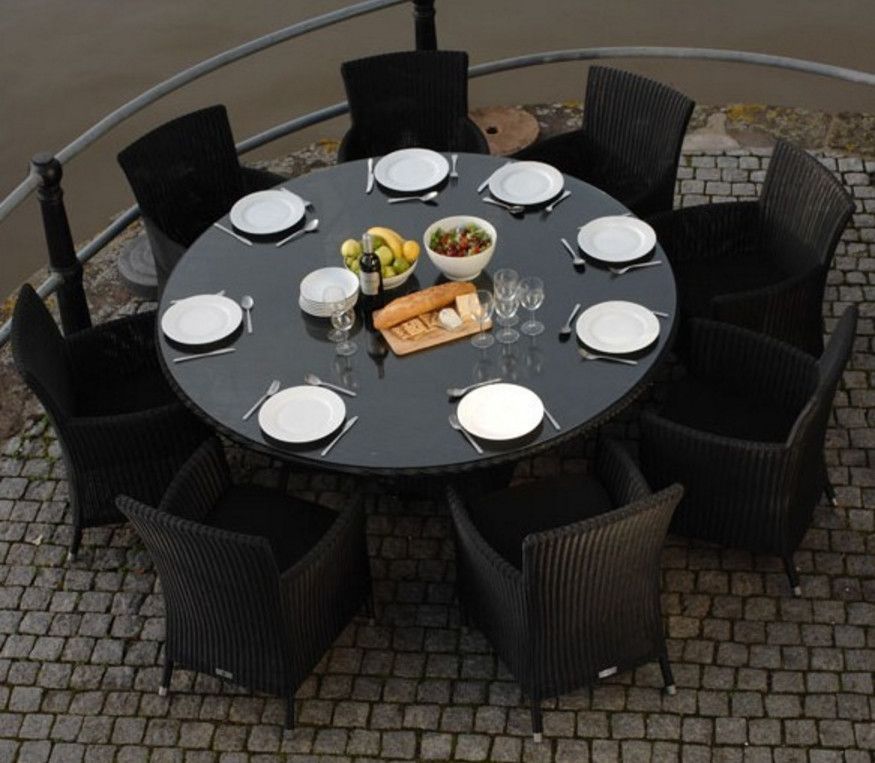 How To Choose The Perfect Large Round Outdoor Table - Table Round Ideas for 72 Inch Round Outdoor Dining Table