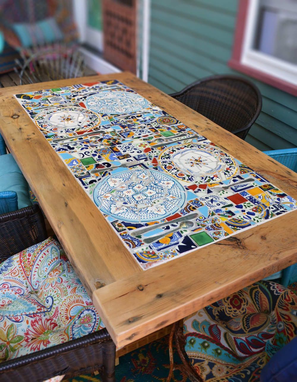 Mosaic Outdoor Table – Artofit regarding Choosing the right mosaic patio table for your garden space