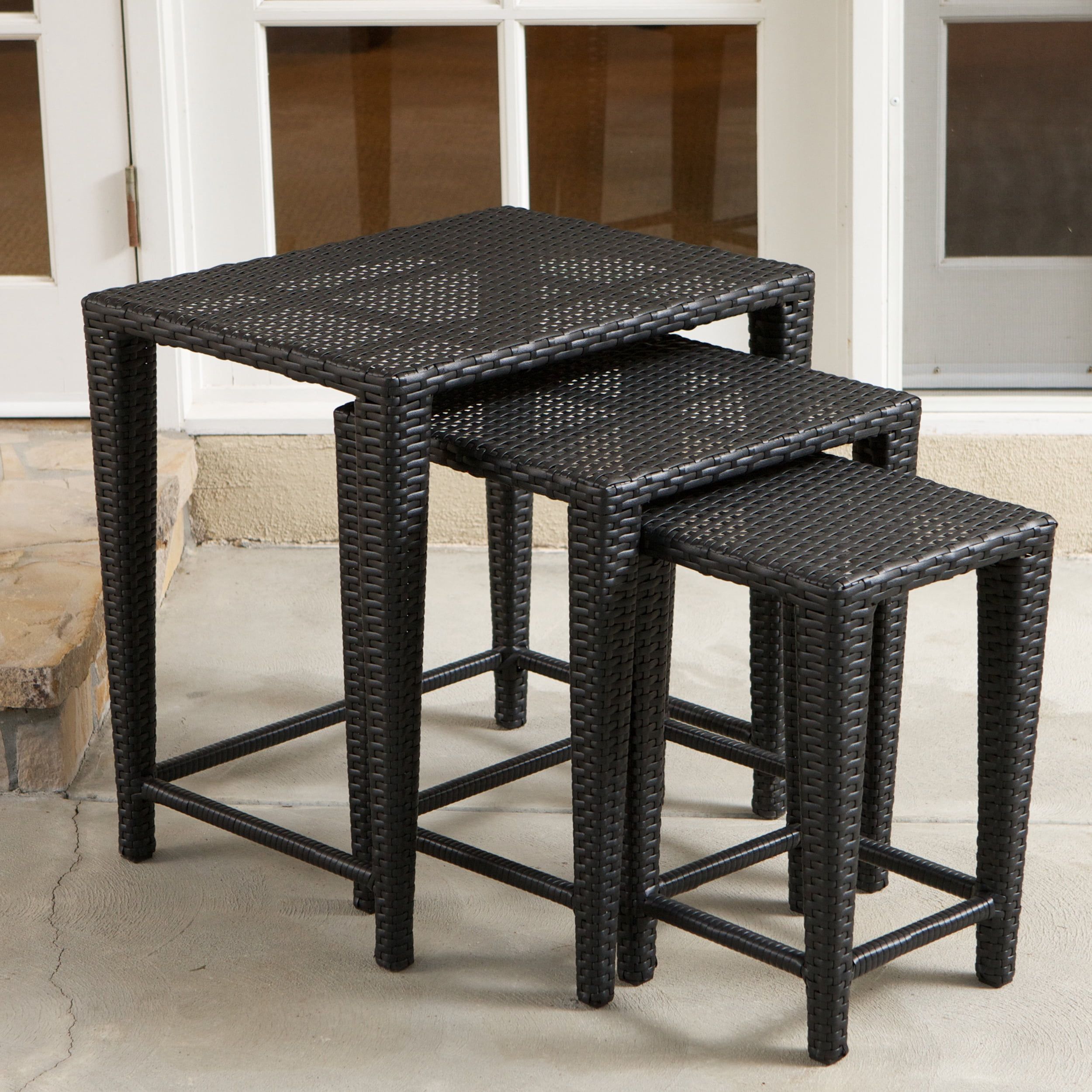 Outdoor Patio Nesting Tables At Thomas Reiser Blog in Nesting Outdoor Dining Set