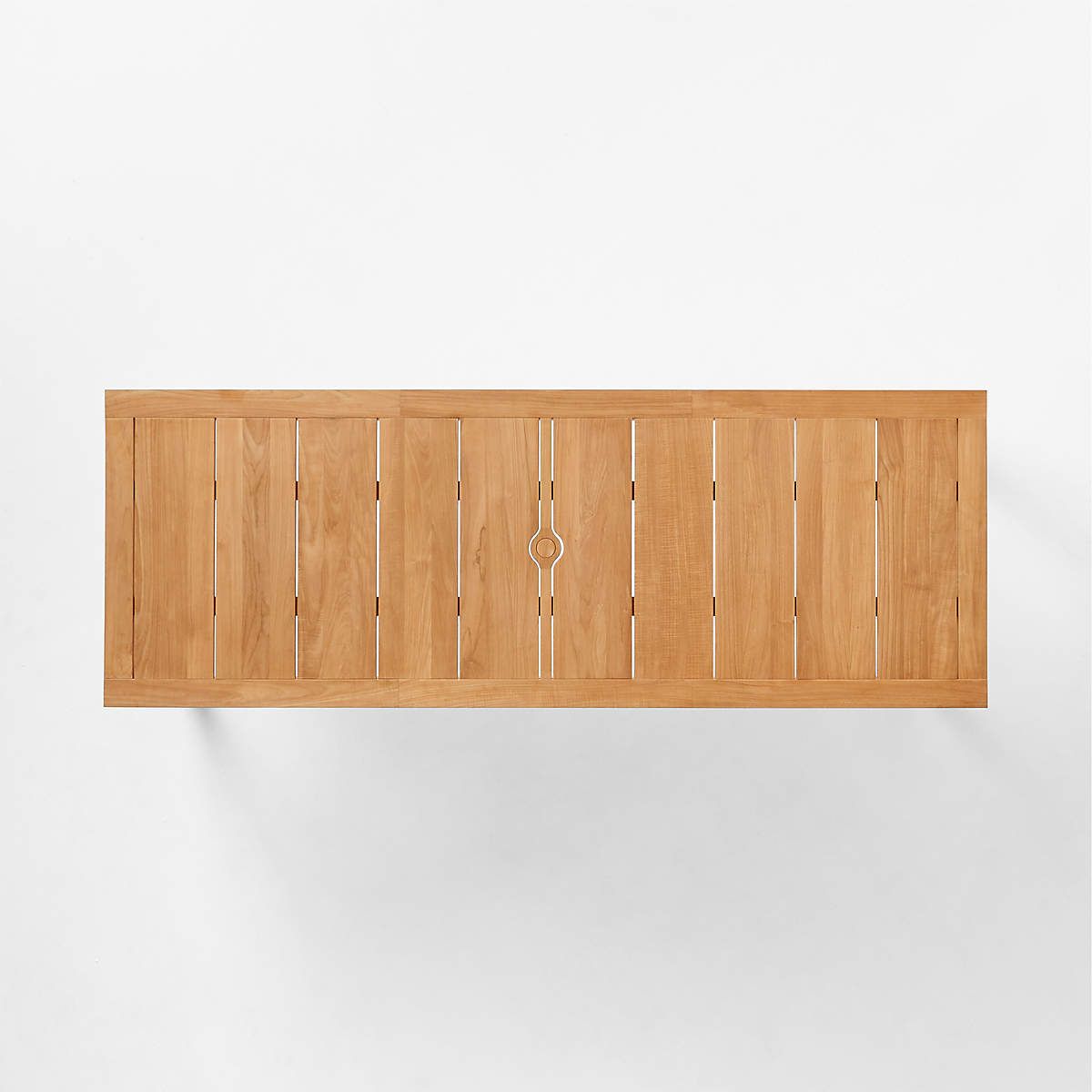 Pinet 108" Teak Outdoor Dining Table + Reviews | Cb2 Canada in 108 Outdoor Dining Table
