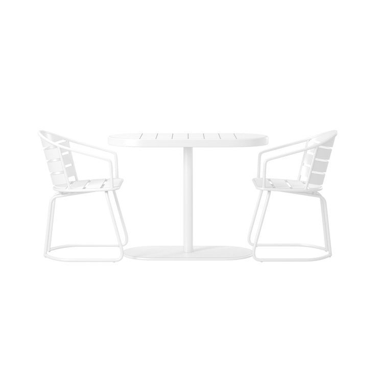 Retro Nesting Bistro Patio Furniture Set with Why the smart engineering of today&amp;#039;s nesting bistro sets prevents pinched fingers and saves floor area