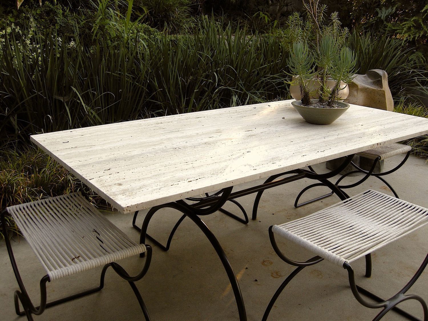 Travertine Outdoor Dining Table At Juan Maguire Blog regarding Travertine Outdoor Dining Table