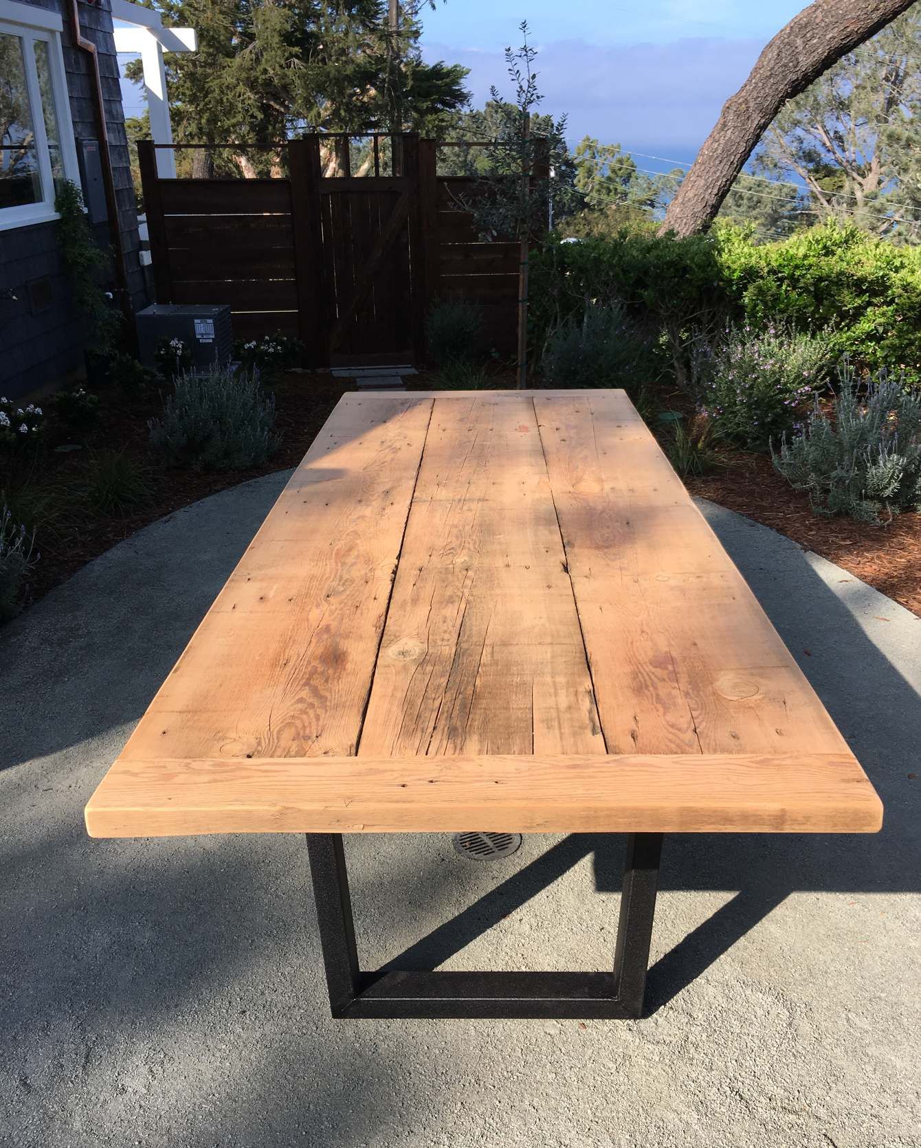 Vintage Outdoor Dining Table - Gilbert Woodworks with regard to Why vintage metal remains the only material that truly survives decades of al fresco dining