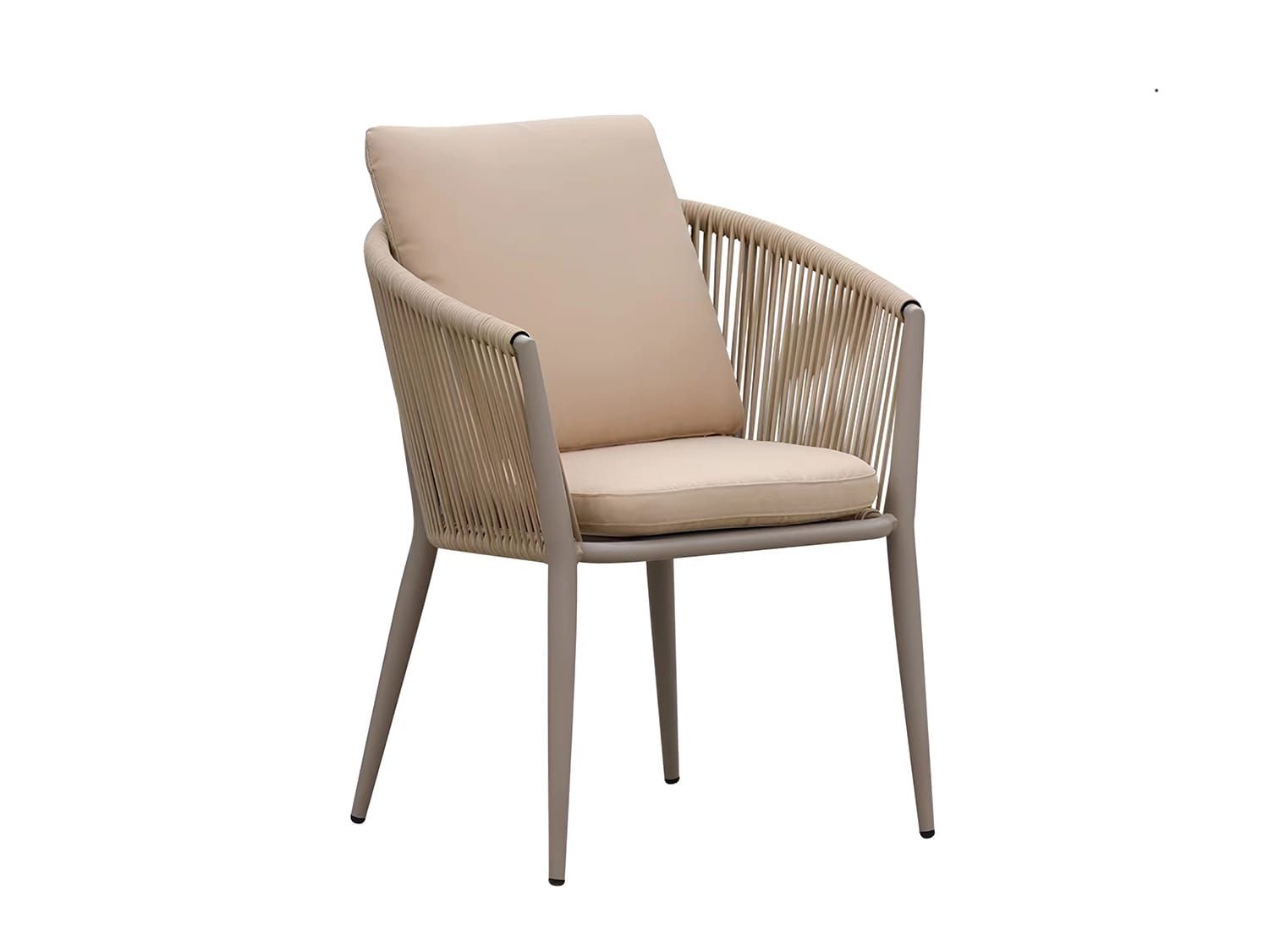Cooper Rope Outdoor Waterproof Dining Chair | Agape Furniture within Five Mistakes People Make When Buying Outdoor Rope Dining Chairs