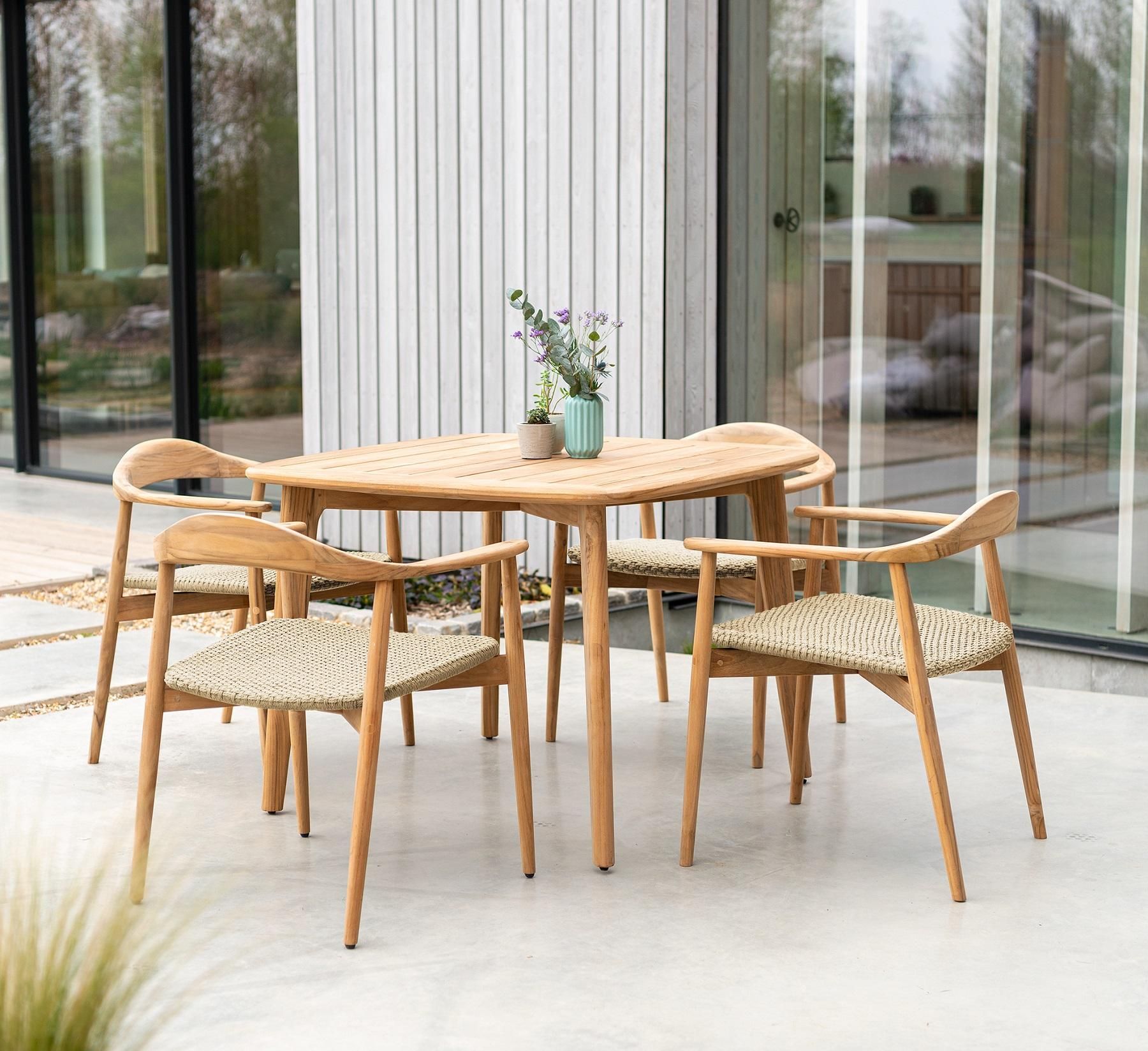 Dining Room Mid Century Veranda Mid Century Modern Patio Dining Sets intended for Small Patio Big Style with Compact Mid Century Modern Outdoor Dining Solutions