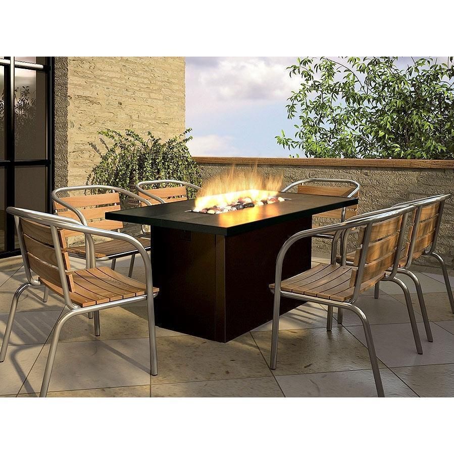 Outdoor Dining Tables With Gas Fire Pit - Hawk Haven intended for Firepit Dining Table Outdoor